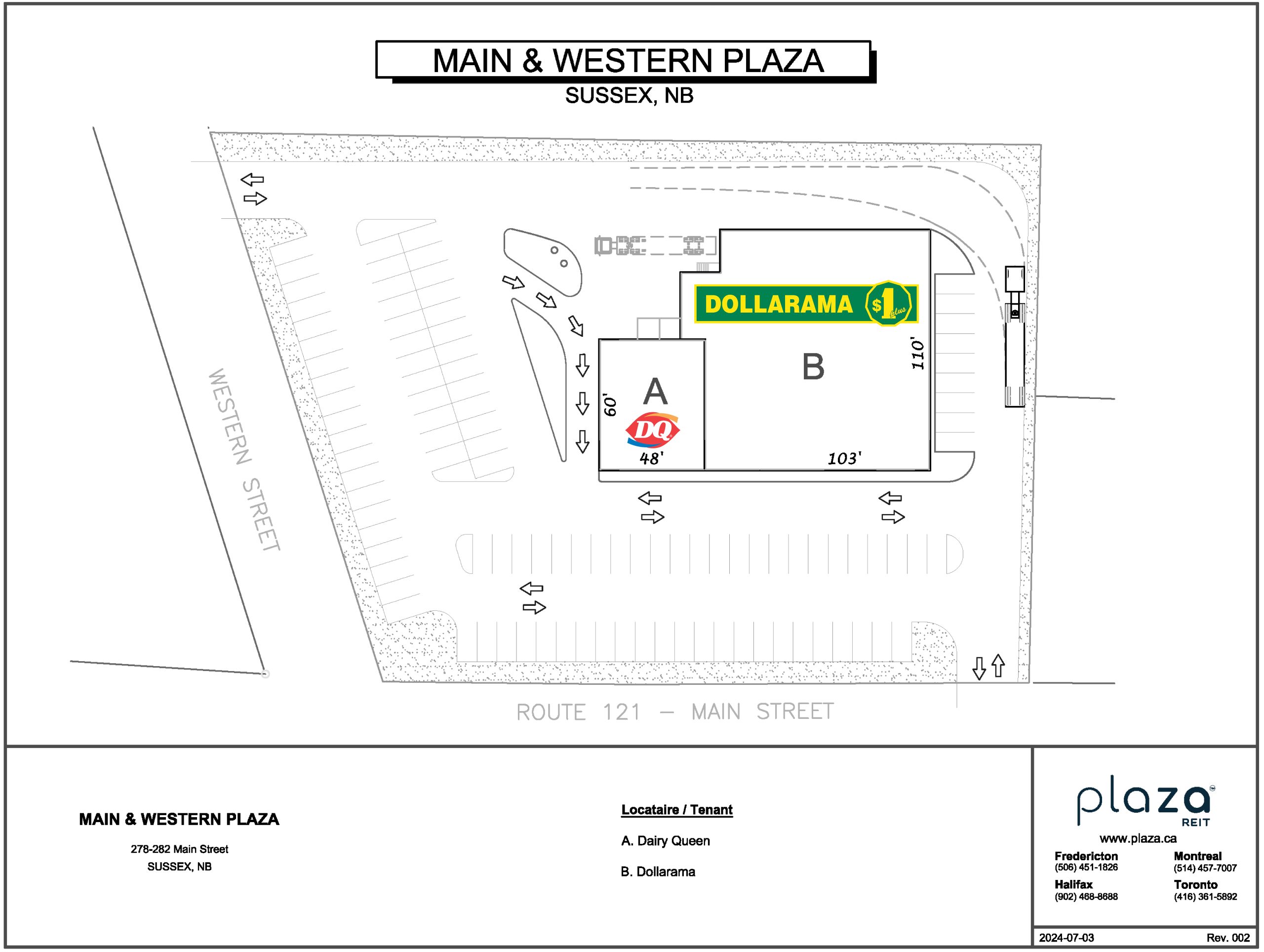 Main & Western Street Plaza